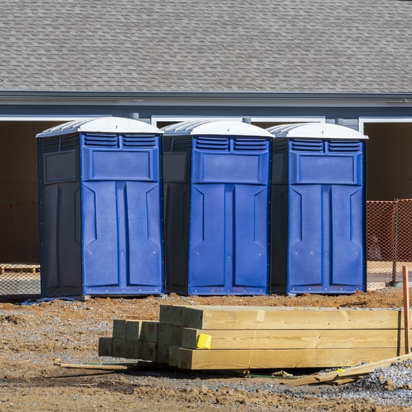 how can i report damages or issues with the porta potties during my rental period in Marble Minnesota